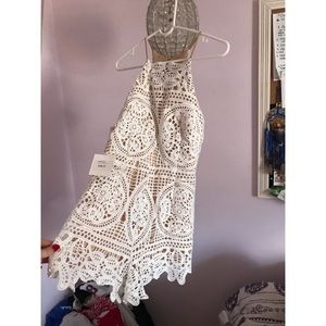 Pretty Little Things White Lace Romper